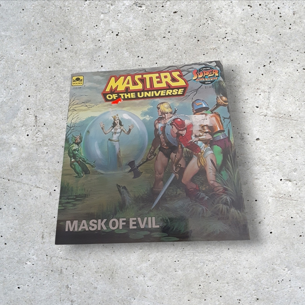 Master Of The Universe Mask Of Evil Mask Book